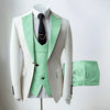 Men's Suits Slim Fit Notch Lapel Tuxedos 3 Pieces Suit CN429