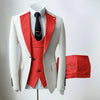 Men's Suits Slim Fit Notch Lapel Tuxedos 3 Pieces Suit CN422