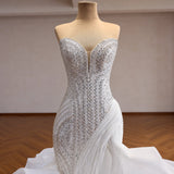 ChicSew Sweetheart Sequin Luxurious Wedding Dress