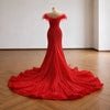 ChicSew Luxurious Off Shoulder Beaded Wedding Dress