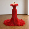 ChicSew Luxurious Off Shoulder Beaded Wedding Dress