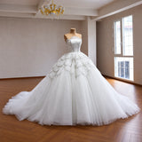 ChicSew Luxurious Strapless Beaded Wedding Dress