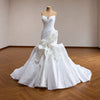 ChicSew Satin Ruching Mermaid Wedding Dress