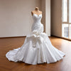 ChicSew Satin Ruching Mermaid Wedding Dress