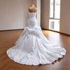 ChicSew Satin Ruching Mermaid Wedding Dress
