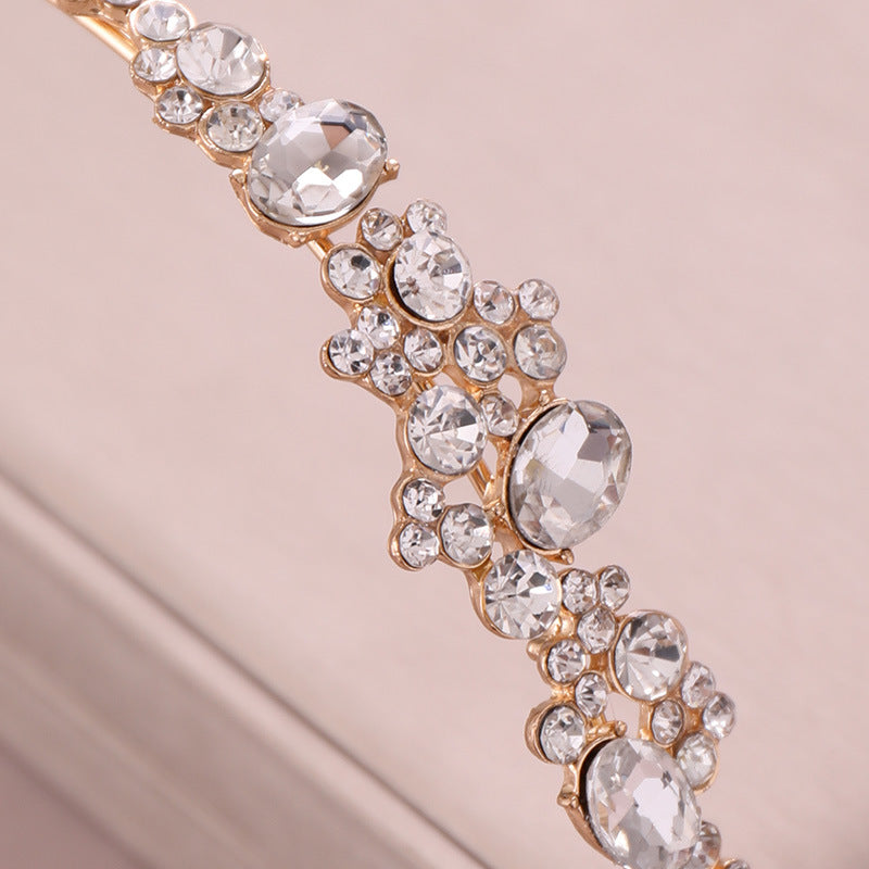 New Selling Rhinestones Hairband Crown Wedding Dress Accessories CN25