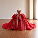 ChicSew Luxurious Off Shoulder Ball Gown Wedding Dress