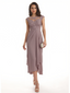 Elegant Bell Sleeves Chiffon A-line Midi Mother of The Bride Dresses