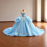 ChicSew Luxurious Off Shoulder Ball Gown Wedding Dress