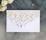 European Style Wedding Invitation, Hollow Out Holiday Greeting Card, HK-242