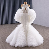 ChicSew Luxurious Beaded Halter Wedding Dress