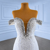ChicSew Luxurious Rhinestone Beaded Wedding Dress