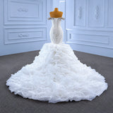 ChicSew Luxurious Rhinestone Beaded Wedding Dress