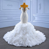 ChicSew Luxurious Rhinestone Beaded Wedding Dress