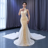 ChicSew Luxurious Beaded Mermaid Wedding Dress