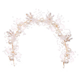 Bride Hair Band New Fashion Pearl Flower Hair Band CN13