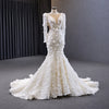 ChicSew Luxurious Lace Appliques Mermaid Wedding Dress