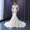 ChicSew Luxurious Lace Appliques Mermaid Wedding Dress