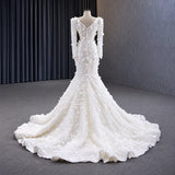 ChicSew Luxurious Lace Appliques Mermaid Wedding Dress