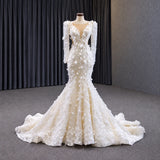 ChicSew Luxurious Lace Appliques Mermaid Wedding Dress