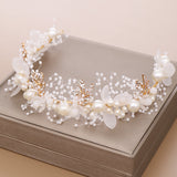 Bride Hair Band New Fashion Pearl Flower Hair Band CN13