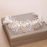 Bride Hair Band New Fashion Pearl Flower Hair Band CN13