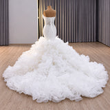 ChicSew Luxurious Mermaid Wedding Dress With Beaded