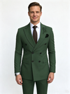 Classic 1 Piece Emerald Men's Suit with Regular Fit and Sophisticated Peak Lapel