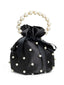 Ladies evening bridesmaid bag fashion chain pearl trendy shoulder bucket bag