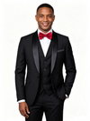 Color Blocking 1 Piece Men's Suit with Regular Fit and Sophisticated Peak Lapel
