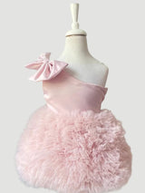 Princess Long Flower Girls Dresses With Bow Back Full Sleeves Lace Appliques Wedding Party Gowns First Communion Dress Kids Formal Wear