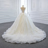 ChicSew Luxurious Beaded Lace Applique Ball Gown Wedding Dress