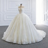 ChicSew Luxurious Beaded Lace Applique Ball Gown Wedding Dress