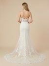 Spaghetti Straps Mermaid V-Neck Boning Maxi Long Lace Wedding Dresses Online