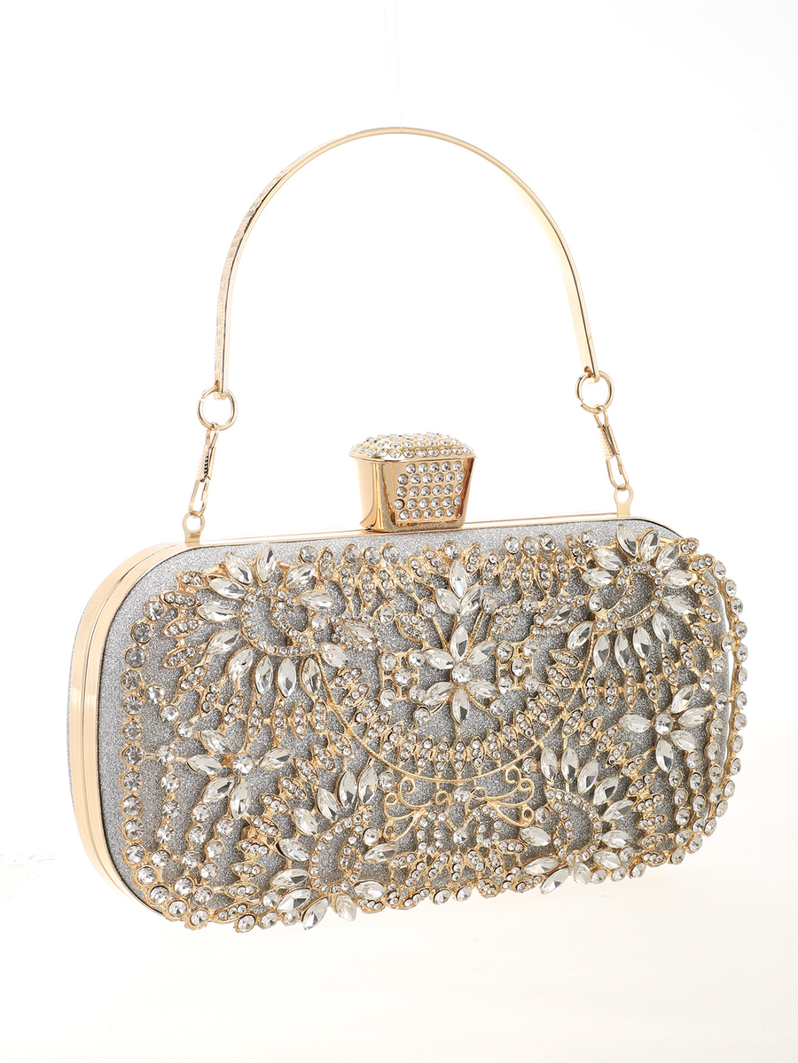 Crystal Evening Clutch Bag Bridal Wedding Purse Rhinestone Party Prom Handbag