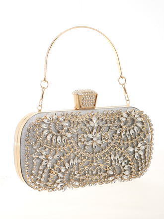 Crystal Evening Clutch Bag Bridal Wedding Purse Rhinestone Party Prom Handbag