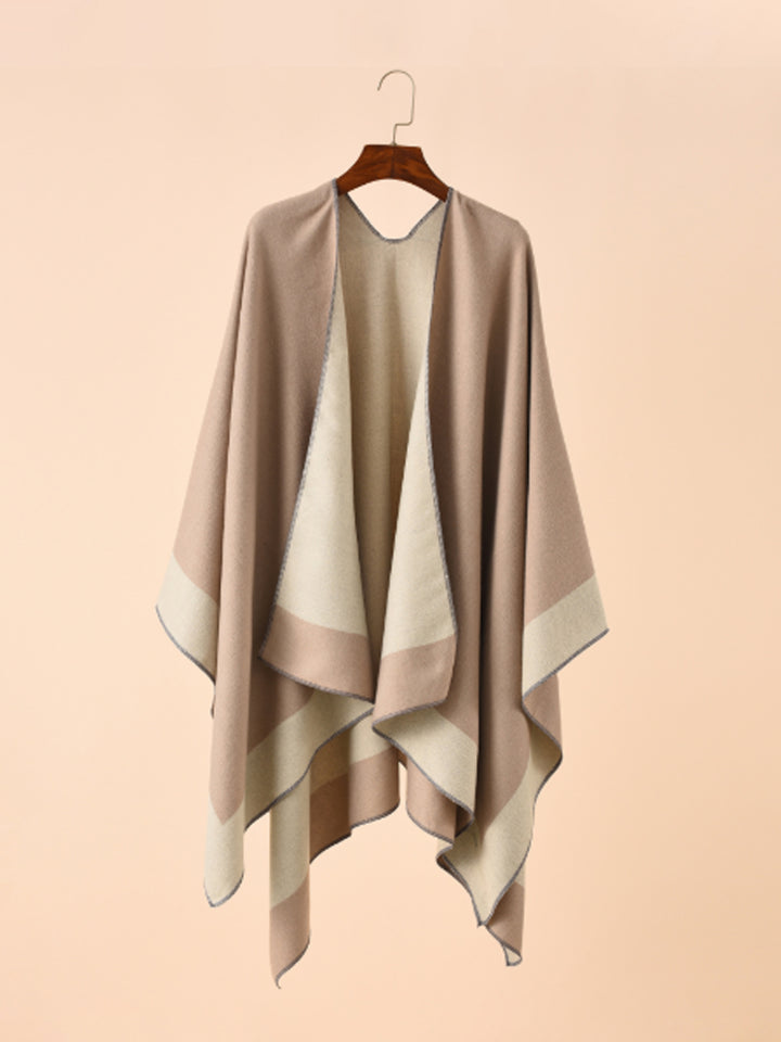 Women's Shawl Wraps Open Front Cape Warm Oversized Shawls for Fall Winter