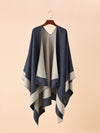 Women's Shawl Wraps Open Front Cape Warm Oversized Shawls for Fall Winter