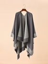 Women's Shawl Wraps Open Front Cape Warm Oversized Shawls for Fall Winter