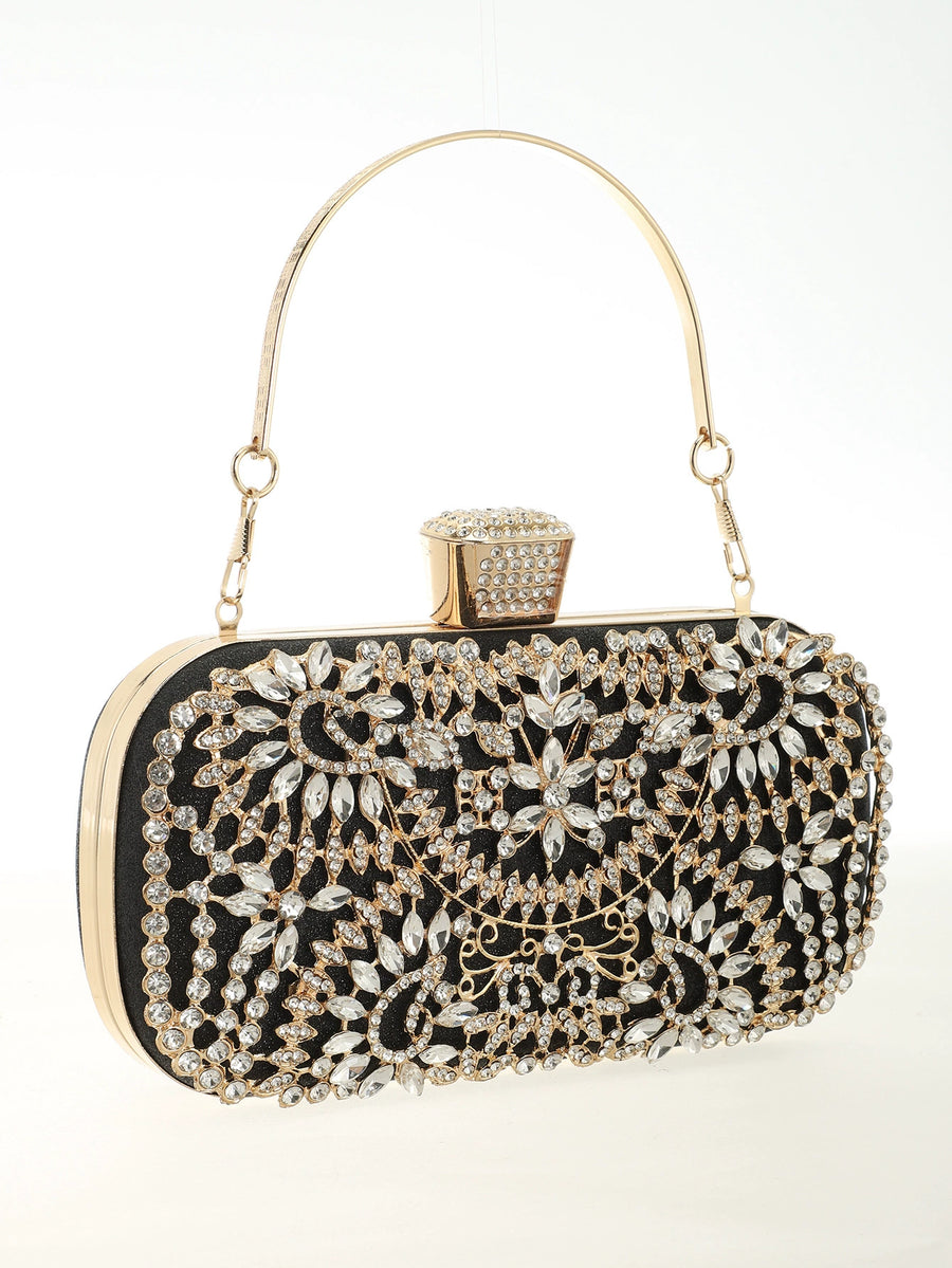 Crystal Evening Clutch Bag Bridal Wedding Purse Rhinestone Party Prom Handbag