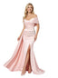 Fancy One Shoulder Ruched Mermaid Satin Maxi Prom Dress