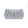 Clutch Evening Bag Elegant Pleated Satin Formal Handbag Simple Classy Purse for Women