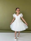 Pretty Princess Ball Gown Flower Girl Dresses Pageant Dress Fluffy Tulle Long Birthday Dress