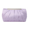 Clutch Evening Bag Elegant Pleated Satin Formal Handbag Simple Classy Purse for Women