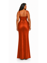 ChicSew Simple Mermaid Soft Satin Ruched Long Bridesmaid Dresses