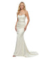Elegant One-Shoulder Satin Prom Dress with Mermaid Silhouette