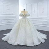 ChicSew Luxurious Off Shoulder A-Line Ball Gown Wedding Dress