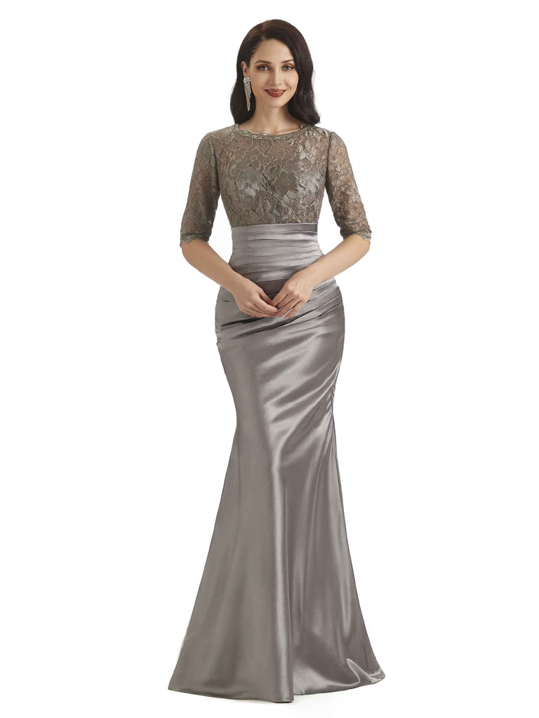 Sexy Side Slit Light Blue Lace Beaded See Through Long Party Prom Dresses - ChicSew Sexy Side Slit Light Blue Lace Beaded See Through Long Party Prom Dresses - ChicSew