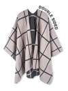 Women's Shawl Wrap Poncho Ruana Cape Open Front Cardigan Shawls for Fall Winter