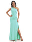 Side Slit Spring Mermaid Satin Maxi Bridesmaid Dresses